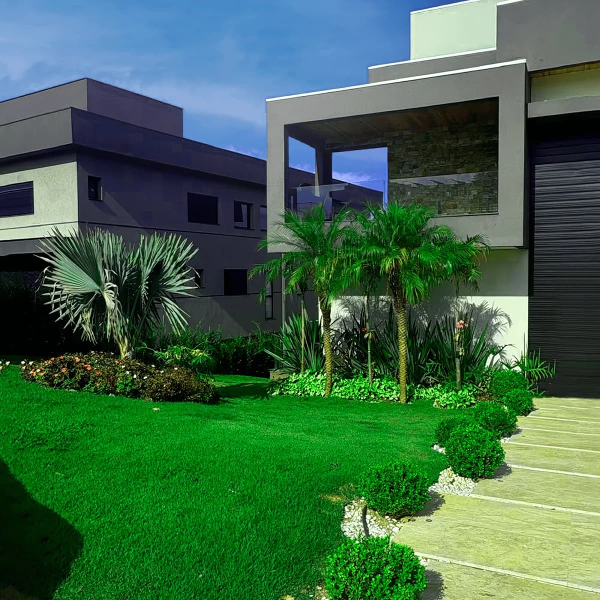 Jardins Residenciais: Transforme seu lar com um gramado impecável